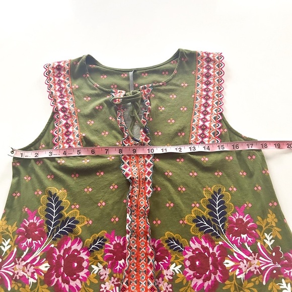 Anthropologie Sigrid Embroidered Tank Size Medium - Picture 10 of 15